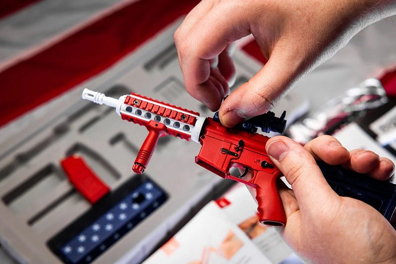 1/3 Scale Die Cast AR15 Desktop Model, USA| Hobby Recreation Products