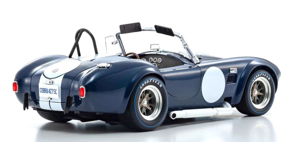 1/18 SHELBY COBRA 427 S/C ダークブルー Kyosho 1/18 Shelby Cobra 427 S/C Diecast Model (Dark Blue