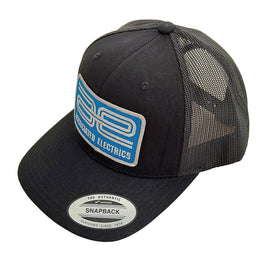 Team Associated - AE Logo Trucker Hat, Curved Bill, Black - Hobby Recreation Products