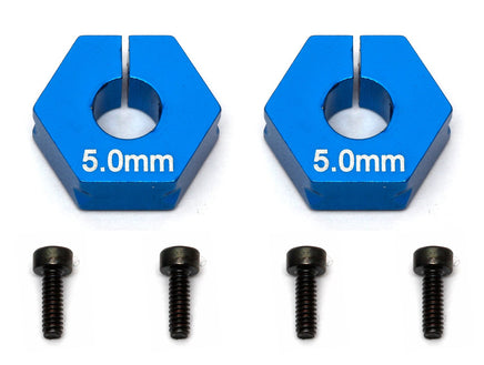 Team Associated - B5M / T5M FACTORY TEAM CLAMPING WHEEL HEX 5.0mm - Hobby Recreation Products