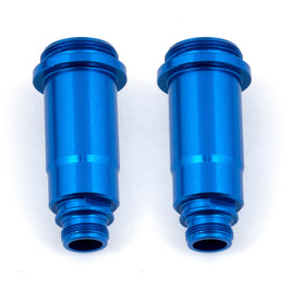 Team Associated - Blue Aluminum Front Shock Bodies,12x27.5 mm, Fits: ProSC10, Reflex DB10, and Trophy Rat - Hobby Recreation Products