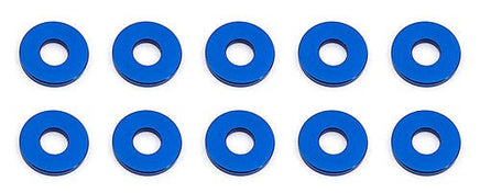 Team Associated - Bulkhead Washers, 7.8 x 1.0mm, Blue Aluminum (10) - Hobby Recreation Products