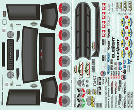 Team Associated - Enduro SE, Utron Body Decal Sheet - Hobby Recreation Products