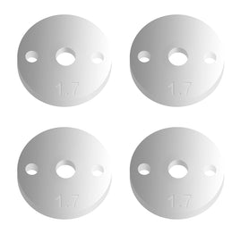 Team Associated - Factory Team 12mm Shock Pistons, V2, 2 Hole x 1.7, Flat - Hobby Recreation Products