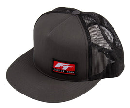 Team Associated - Factory Team Logo Trucker Hat, Flat Bill - Hobby Recreation Products