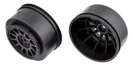 Team Associated - Method Wheels, Black w/ 12mm Hex, Fits: ProSC10, Reflex DB10, and Trophy Rat - Hobby Recreation Products