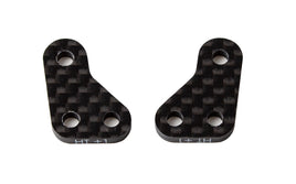 Team Associated - RC10B6.3 Factory Team Carbon Fiber Steering Block Arms, HT +1 - Hobby Recreation Products