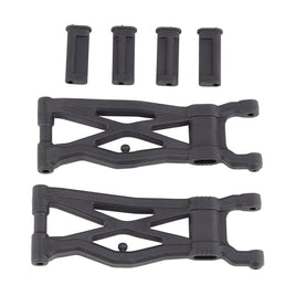 Team Associated - RC10T6.1 Factory Team Rear Suspension Arms, Carbon Fiber - Hobby Recreation Products
