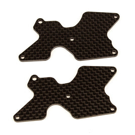 Team Associated - RC8B4 Factory Team Rear Suspension Arm Inserts, Carbon Fiber, 2mm - Hobby Recreation Products