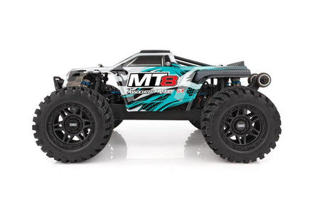 Team Associated - Rival MT8 1/8 Scale 4WD Teal Electric Monster Truck, RTR, w/ LiPo & Charger- Combo - Hobby Recreation Products