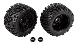 Team Associated - RIVAL MT8 Tires and Wheels, Mounted - Hobby Recreation Products
