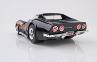 AFX Racing - 1968 Corvette 427 Black/Flame HO Scale Slot Car - Hobby Recreation Products
