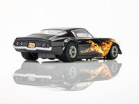 AFX Racing - 1970 Camaro Wildfire Black/Yellow/Orange HO Scale Slot Car - Hobby Recreation Products