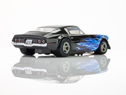 AFX Racing - 1973 Camaro Wildfire, Black/Blue, HO Scale Slot Car - Hobby Recreation Products