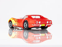 AFX Racing - Corvette 1970 Red/Yellow Wildfire HO Scale Slot Car - Hobby Recreation Products