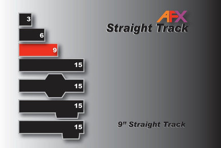 AFX Racing - Track, Straight 9" (2pcs) - Hobby Recreation Products