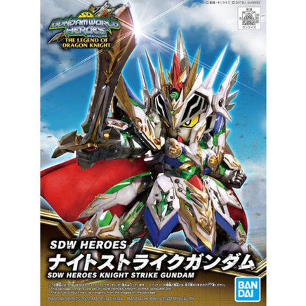 Bandai - #21 SDW Heroes Knight Strike Gundam "SD Gundam World Heroes", Bandai - Hobby Recreation Products