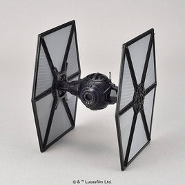 BANDAI - First Order Tie Fighter 1/72 Model Kit, Star Wars Character Line - Hobby Recreation Products