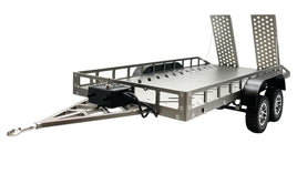 Bold R/C - 1/10 Scale Full Metal Trailer with LED Lights (Titanium) - Hobby Recreation Products