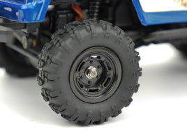 Carisma - M2 Wheel Locknuts, for MSA-1E, Grey (4pcs) - Hobby Recreation Products