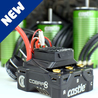 Castle Creations - Cobra 8, 25.2V ESC with 1515- 2200kV V2 Sensored Motor Combo - Hobby Recreation Products