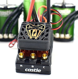 Castle Creations - Copperhead 10 1410-3800KV 5mm Shaft Combo 1/10 Surface ESC - Hobby Recreation Products