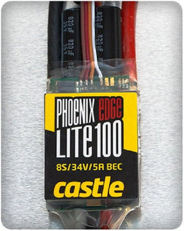 Castle Creations - Phoenix Edge Lite 100 Amp ESC, 8S/33.6v, w/ 5 Amp BEC - Hobby Recreation Products
