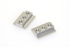 CEN Racing - KAOS CNC Aluminum Chassis Rail Holding Block (Silver Anodized) (2pcs), DL-Series - Hobby Recreation Products