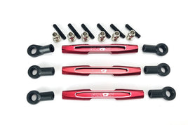 CEN Racing - KAOS CNC Aluminum Panhard Bar & Steering Tie Rod (57mm, Red) (3pcs) F450 - Hobby Recreation Products