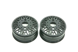 CEN Racing - KG1 Forged KD014 Trident-D Wheels, Rear, 37mm Width, Black, 2pcs - Hobby Recreation Products