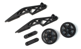 CEN Racing - Reeper Wheelie Bar Plastic Parts (Bracket 2pcs,Wheel 2pcs), Colossus XT - Hobby Recreation Products