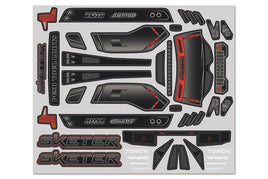 Corally - Body Decal Sheet, Sketer XP 4S - Hobby Recreation Products