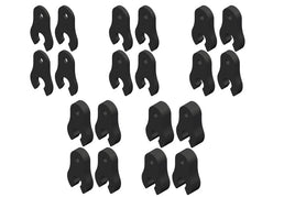 Corally - Caster Clips Set - 1 to 4.5mm - 1 Set: Dementor, Kronos, Python, Shogun - Hobby Recreation Products