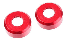Corally - HDA Suspension Arm Insert, Outer, Spacer 2.5mm, Aluminum, Red, 2pcs, for Spark - Hobby Recreation Products