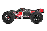 Corally - Kagama XP 6S Monster Truck, Roller Chassis Version, Red - Hobby Recreation Products