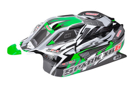 Corally - Polycarbonate Body, Spark XB6, Green, Cut, Decal Sheet, 1pc - Hobby Recreation Products