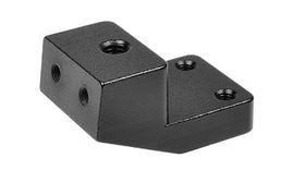 Corally - Steering Deck Holder - XTR - Aluminum - Black - 1 Pc - Hobby Recreation Products