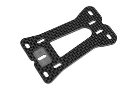 Corally - Suspension Arm Mount Plate FSX-10 - Upper - Graphite 2.5mm - 1 pc - Hobby Recreation Products
