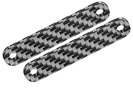 Corally - Team Chassis Brace Stiffener - Front - Graphite 2.5mm - 2 pcs, Python - Hobby Recreation Products