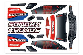 Corally - Team Corally Body Decal Sheet Kronos XP 6S (1pc) - Hobby Recreation Products