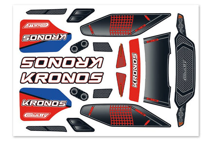 Corally - Team Corally Body Decal Sheet Kronos XP 6S (1pc) - Hobby Recreation Products