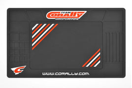 Corally - Team Corally Rubber Pit Mat - Hobby Recreation Products
