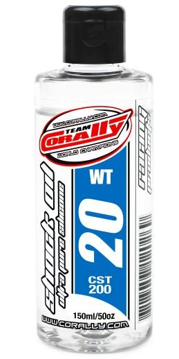 Corally - Ultra Pure Silicone Shock Oil - 20 WT - 150ml - Hobby Recreation Products