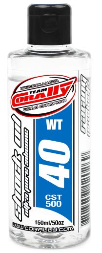 Corally - Ultra Pure Silicone Shock Oil - 40 WT - 150ml - Hobby Recreation Products