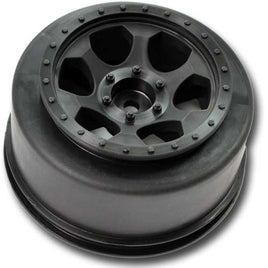 DE Racing - Trinidad SC Wheel for Traxxas Slash Front / Black / 4pcs - Hobby Recreation Products