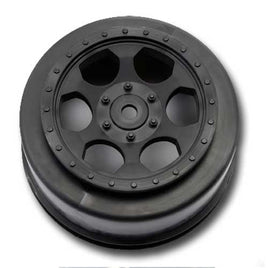 DE Racing - Trinidad SC Wheels for TLR TEN-SCTE - 22SCT / Tekno SCT410 / Black / 4pcs - Hobby Recreation Products
