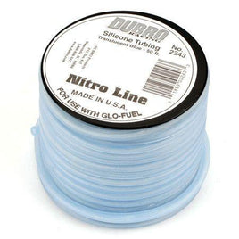 Dubro Products - 50' Nitro Line Silicone Fuel Tubing-Blue - Hobby Recreation Products