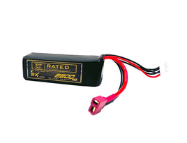 Exalt - 4S 14.8V 2200MAH Starter Box w/Deans Connector, X-Rated LiPo Battery Series - Hobby Recreation Products