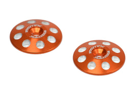 Exotek Racing - 1/8 Buggy XL Wing Buttons, 22mm (2), Orange - Hobby Recreation Products