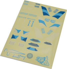 Flight Lab Toys - Decal Sheet, Blue; HoverCross - Hobby Recreation Products